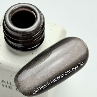 Korean Cat Eye gelpolish van Nails Of The Day - kleur 20 - bruine tint