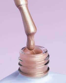 gelpolish van het merk DNKa' in de kleur '0033 Cat's Eye Silk' - roos bruine tint