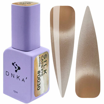gelpolish van DNKa' in de kleur '0030 Cat's Eye Silk' - gouden tint 
