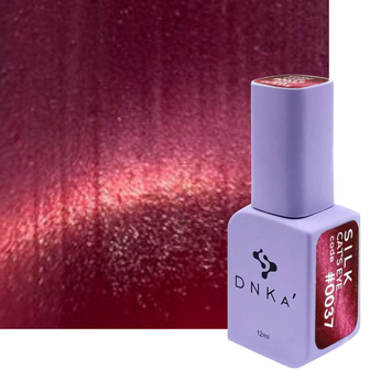 gelpolish van het merk DNKa' in de kleur '0037 Cat's Eye Silk' - donker rode tint