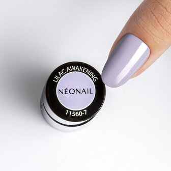 gelpolish in de kleur 'Lilac Awakening' van NEONAIL - pastel paarse tintgelpolish in de kleur 'Lilac Awake