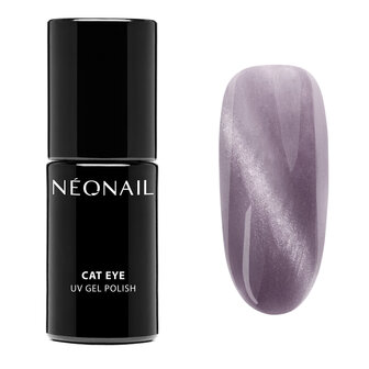 gelpolish in de kleur 'Lavender Rise' van NEONAIL - paarse cat eye tin