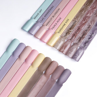 spring in motion collection van NEONAIL - 5 pastel gelpolishes en 4 cat eye gelpolishes