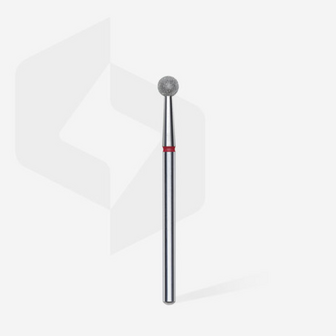 Diamond nail drill bit ball red head EXPERT diameter 4 mm