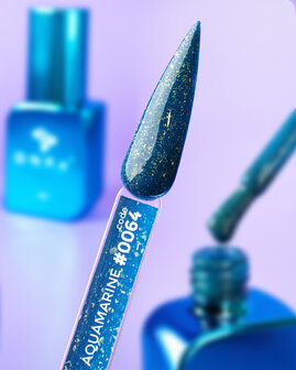Aquamarine | Cover Base 0064 - 30ml - donker blauwe tint