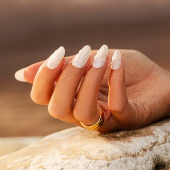 UV Gel Polish Top Glow Pearl Effect 