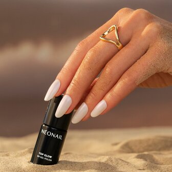 UV Gel Polish Top Glow Pearl Effect 