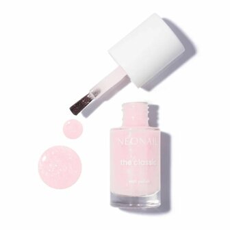 roze nagellak in het kleur 'Glittery Pink' van NEONAIL
