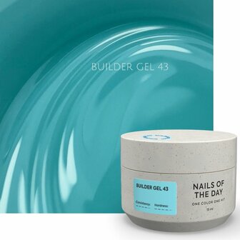 builder gel van Nails Of The Day in de kleur 'Builder Gel 43 ' - blauwe tint