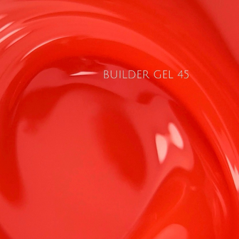 builder gels voor Nails Of The Day in de kleur 'Builder Gel 45' -rode tint