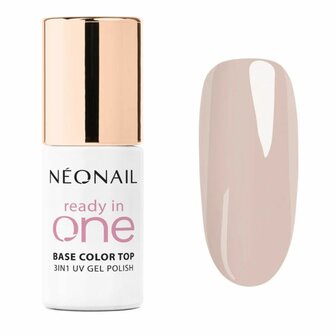 gelpolish in de kleur 'Soft Beige ' van NEONAIL - beige tint- Ready In One collection