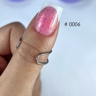 Builder gel mousse van DNKa&amp;#x0027; in de kleur &amp;#x0027; 0006&amp;#x0027; - roze tint