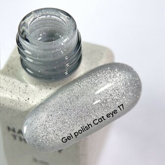 Nails Of The Day gelpolish in de kleur 'Cat Eye 17' 