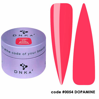 roze builder gel van DNKa' in de kleur '0054 Dopamine '