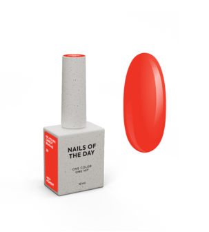 gelpolish van Nails Of The Day in de kleur 'Carrot' - oranje herfst tint