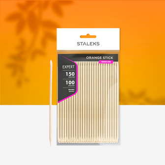 Orange stick wooden, 150 mm (100 pcs)