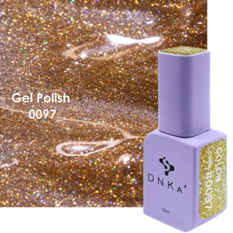 DNKa' Gel Polish Color 0097 - goud met glitters