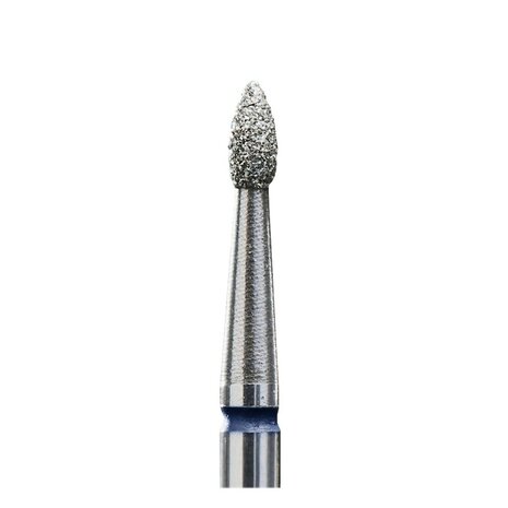  Diamond Nail Drill Bit, Pointed "Bud" , Blue, Head Diameter 1.8 Mm, Working Part 4 Mm