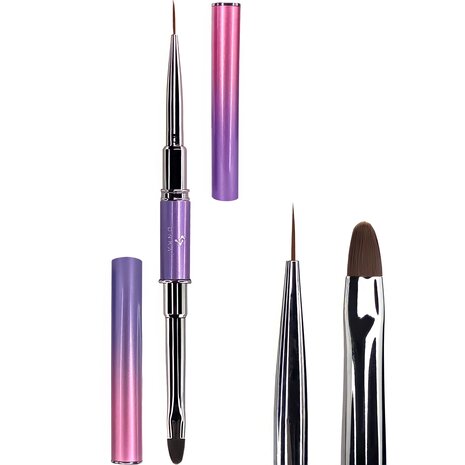 Brush "DNKa" - Liner+Gel Brush -  2 in1 