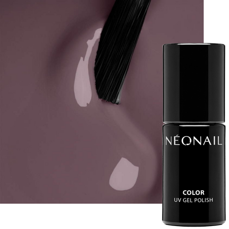gelpolish in de kleur 'Soo Cosy' van NEONAIL -  donker paarse tint