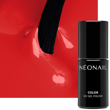 gelpolish in de kleur 'Hot Crush' van NEONAIL - rode tint