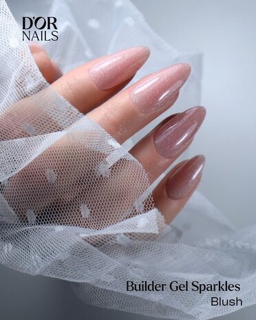 D'Or Nails - Builder Gel Sparkles BLUSH