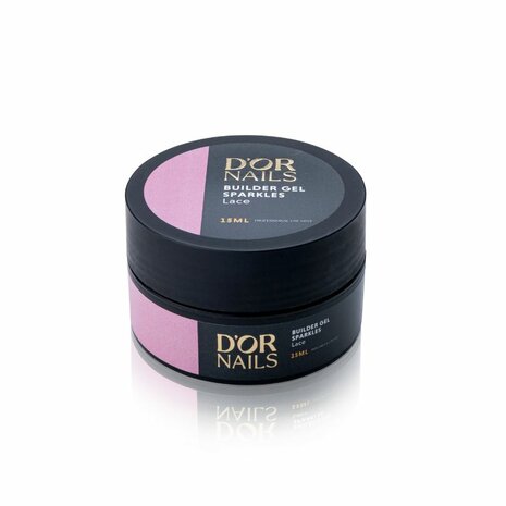 D'Or Nails - Builder Gel Sparkles LACE