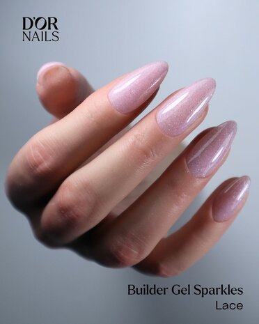 D'Or Nails - Builder Gel Sparkles LACE