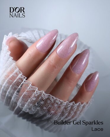 D'Or Nails - Builder Gel Sparkles LACE