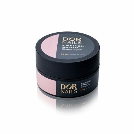 D'Or Nails - Builder Gel Sparkles CHAMPAGNE