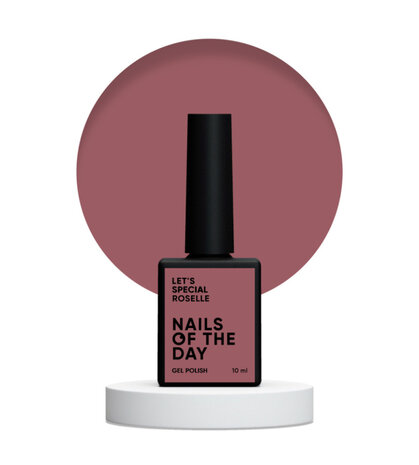 Let's special Roselle Gelpolish NOTD