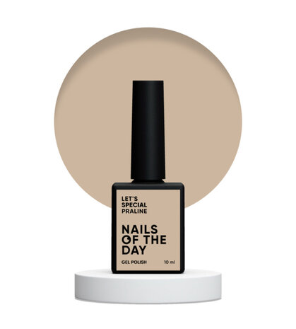 Let's special Praline Gelpolish NOTD - bruine tint