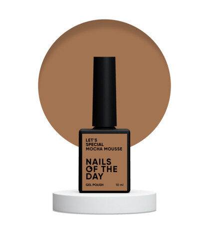 Let's special Mocha Mouss Gelpolish NOTD - bruine tint