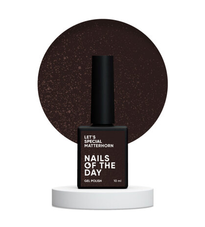 Let's special Matterhorn Gelpolish NOTD - donker bruine tint