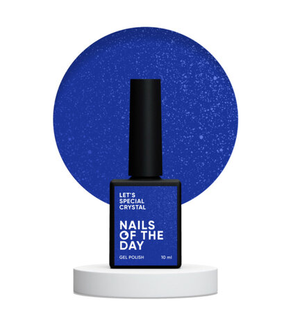 Let's special Crystal Gelpolish NOTD- blauwe tint