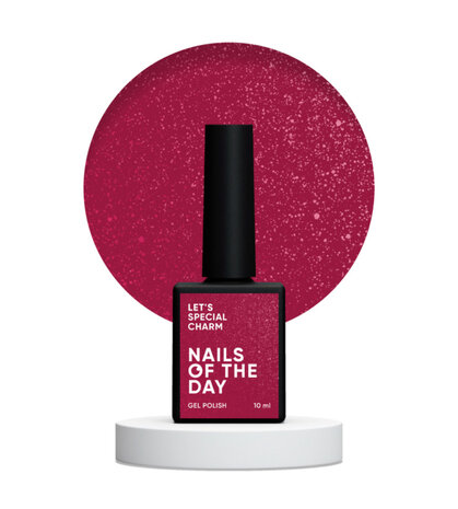 Let's special Charm Gelpolish NOTD - donker rode tint