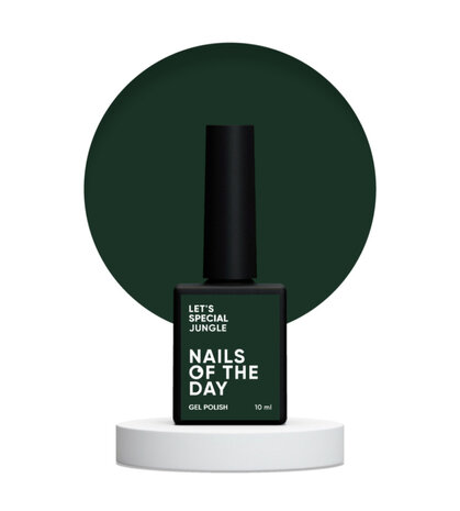 Let's special Jungle Gelpolish NOTD - donker groene tint