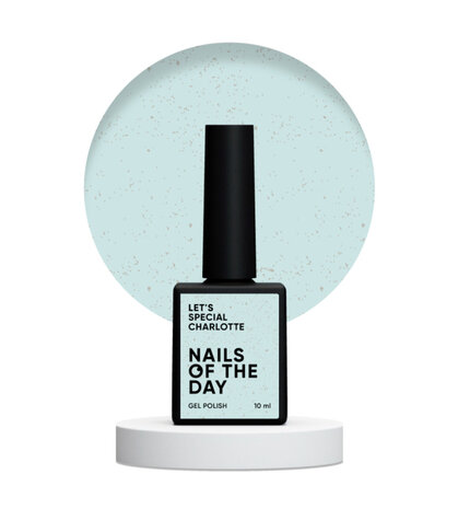 Let's special Charlotte Gelpolish NOTD - blauwe tint