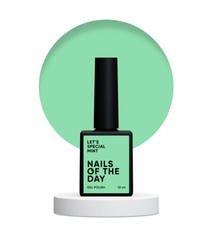 Let's special Mint Gelpolish NOTD