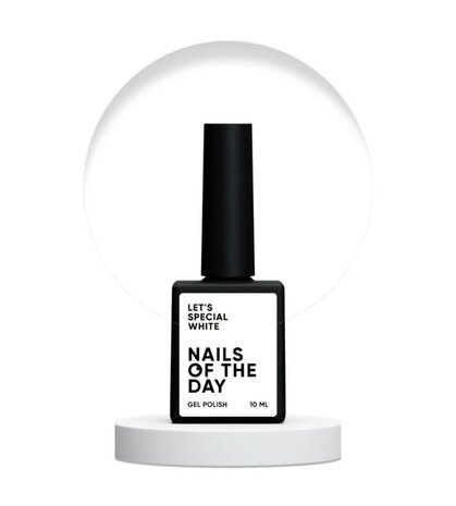 Let's special White-001 Gelpolish NOTD