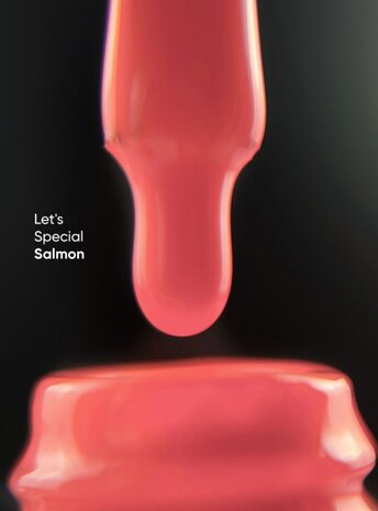 Let's special Salmon Gelpolish NOTD
