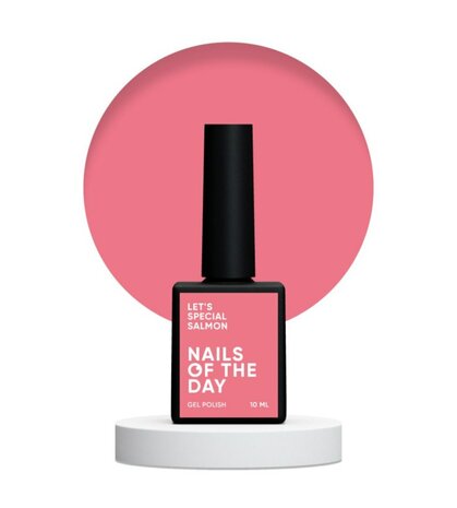 Let's special Salmon Gelpolish NOTD