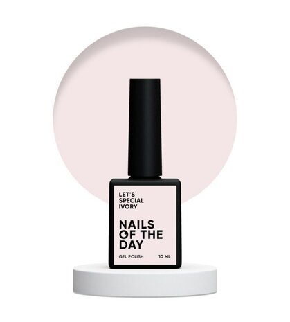 Let's special Ivory Gelpolish NOTD