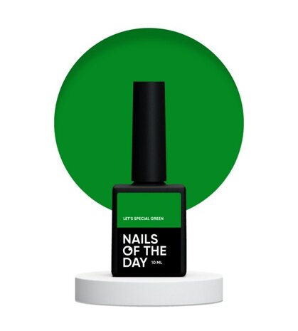 Let's special Green Gelpolish NOTD