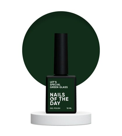Let's special Green Glass Gelpolish NOTD