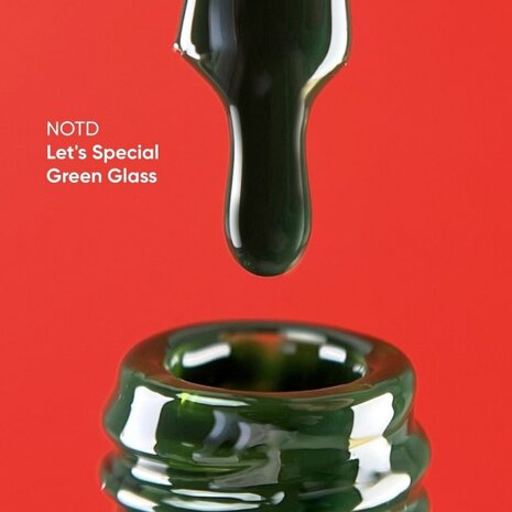 Let's special Green Glass Gelpolish NOTD