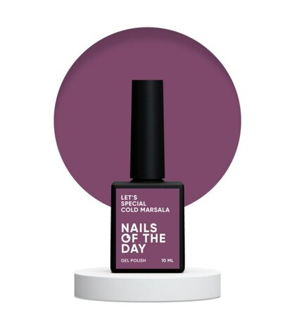 Let's special Cold Marsala Gelpolish NOTD
