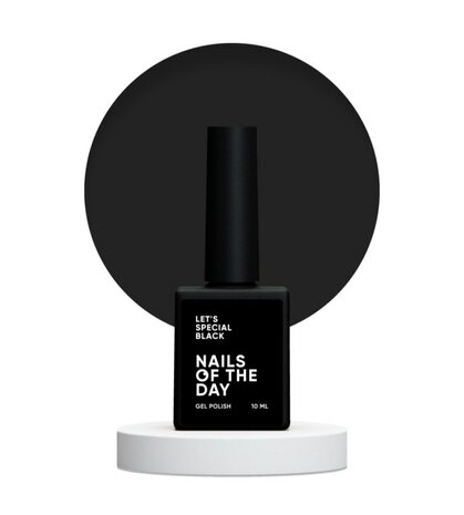 Let's special Black Gelpolish NOTD