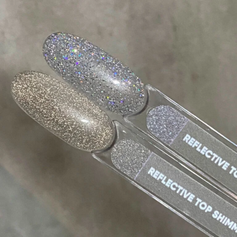 NAILSOFTHENIGHT Reflective top Shimmer