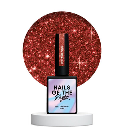 NAILSOFTHENIGHT Spritz  rode glitter gelpolish